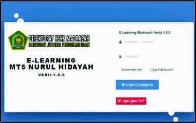 MTs. Nurul Hidayah Terapkan E-learning Sebagai Media Pembelajaran Daring Saat Pandemi Covid-19